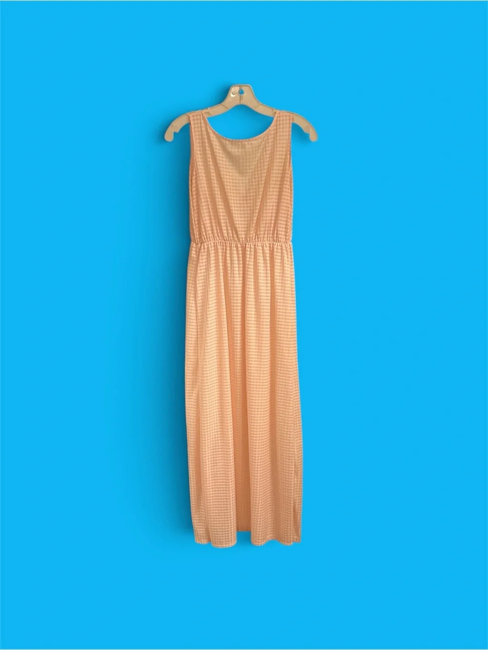 Women's Peach Long Sleep Nightgown & Robe